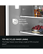 AEG NSC7N18ZES 54.6cm Built-In Frost Free Fridge Freezer