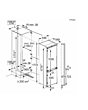 AEG NSC7N18ZES 54.6cm Built-In Frost Free Fridge Freezer