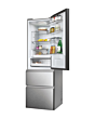 Haier HTW5618EWMG 60/40 Silver Fridge Freezer