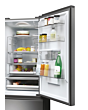 Haier HTW5618EWMG 60/40 Silver Fridge Freezer