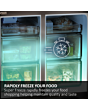 Haier HTW5618EWMG 60/40 Silver Fridge Freezer