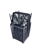 Haier XF 5C7M0W-80 White Dishwasher 15 Place Settings