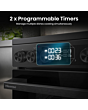 Hisense HDCEC5C10B Double Oven Electric Cooker 50cm Black
