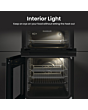 Hisense HDCEC5C10B Double Oven Electric Cooker 50cm Black