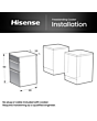 Hisense HDCEC5C10B Double Oven Electric Cooker 50cm Black