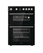Hisense HDE3211BBUK Double Oven Cooker 60cm Ceramic Hob