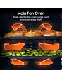 Hisense HDE3211BBUK Double Oven Cooker 60cm Ceramic Hob