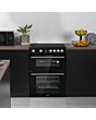Hisense HDE3211BBUK Double Oven Cooker 60cm Ceramic Hob