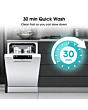Hisense HS523E15WUK Slimline Dishwasher 10 Place Settings