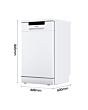 Hisense HS523E15WUK Slimline Dishwasher 10 Place Settings