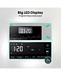 Hisense WF3S1043BB3 10.5kg 1400 Spin Steam Wash Black