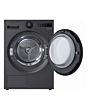 LG RHX7010TBB 10kg Heat Pump Tumble Dryer - Black