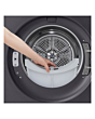 LG RHX7010TBB 10kg Heat Pump Tumble Dryer - Black
