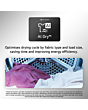LG RHX7010TBB 10kg Heat Pump Tumble Dryer - Black