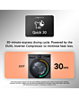 LG RHX7010TBB 10kg Heat Pump Tumble Dryer - Black