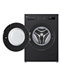 LG W4X1095NNK 9kg/5kg 1400 Spin Washer Dryer Gloss Black