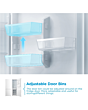 Midea MDRB424FGC01I 70/30 No Frost Fridge Freezer White