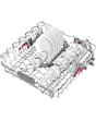 Samsung DW60CG550B00EU Integrated Dishwasher 14 Settings