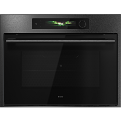 ASKO OCM64BSH 45cm Built-In Oven Microwave Black Steel