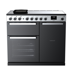 Rangemaster EDDL100EIGBLK/CM1 Edge Deluxe 100 Induction Range Cooker - Black Glass