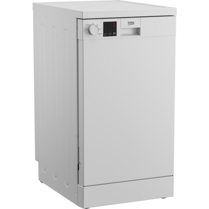 Beko DVS05C20W Slimline Dishwasher - White - 10 Place Settings