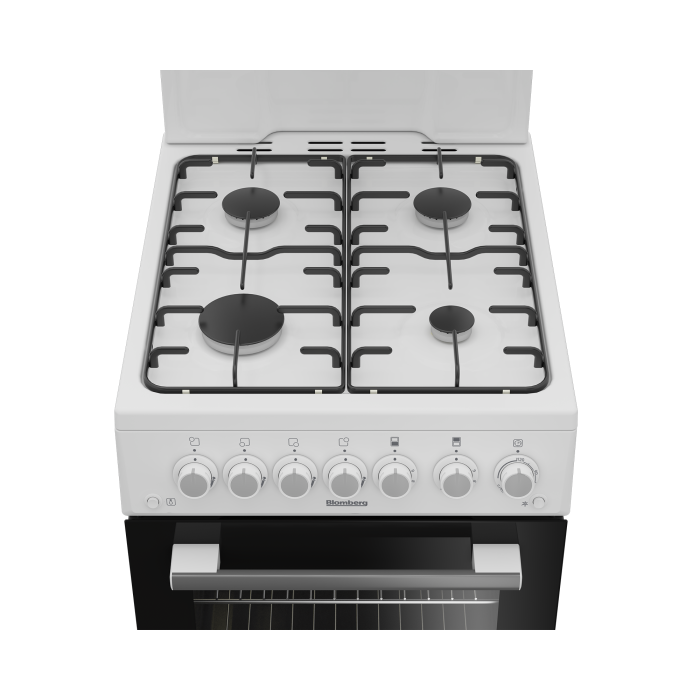 Blomberg GGS9151W 50cm Single oven Gas Cooker with Eye Level Grill - White