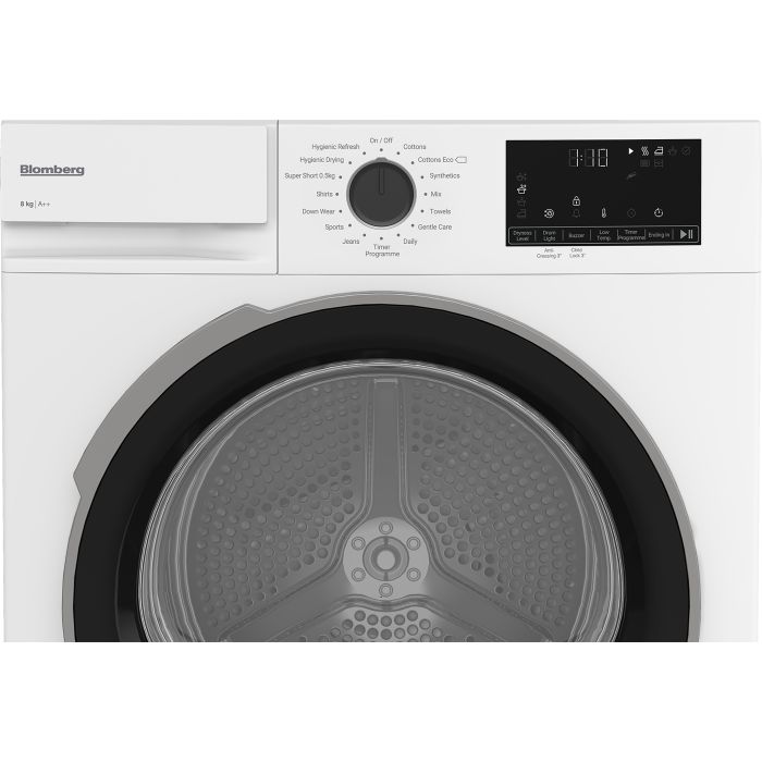 Blomberg LTA18320W  8kg Heat Pump Tumble Dryer - White