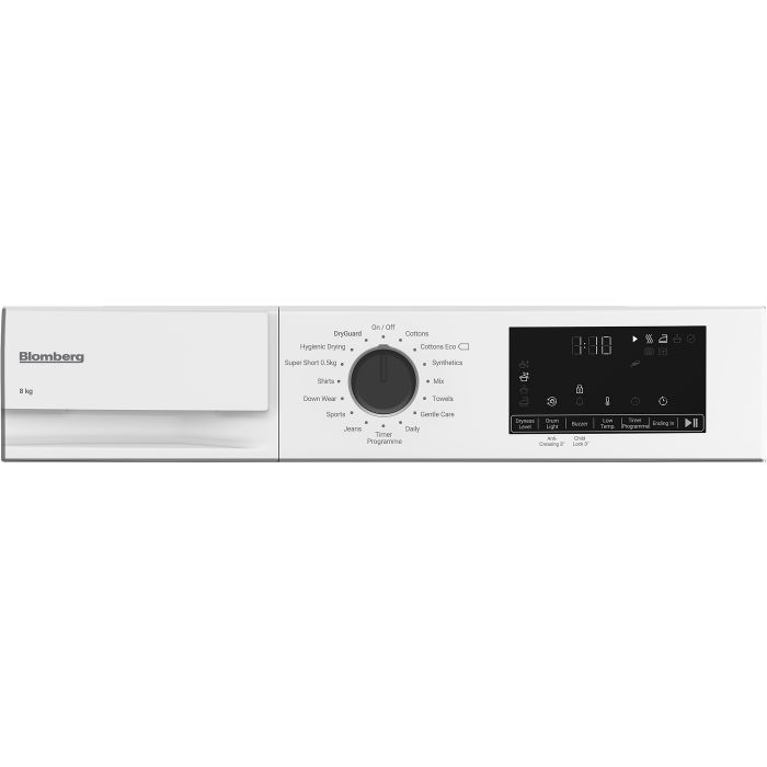 Blomberg LTA18321W 8kg Heat Pump Tumble Dryer - White