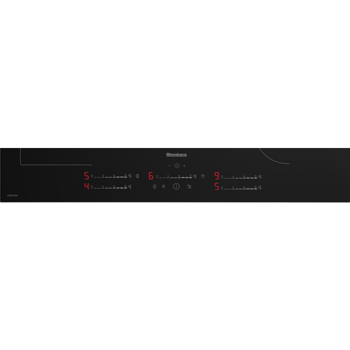 Blomberg MIX55487N 78cm Induction Hob - Ceramic Black