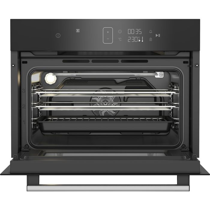 Blomberg ROKW8370B  59.4cm Built In Compact Microwave Oven - Black