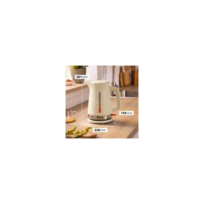 Bosch TWK4M227GB 1.7 Litres Kettle - Cream