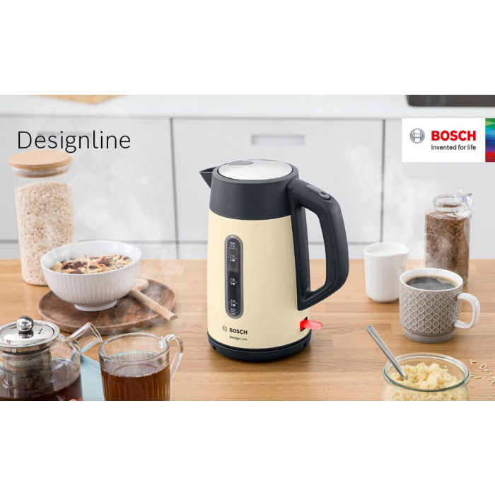 Bosch TWK4P437GB 1.7 Litre Traditional Kettle - Cream
