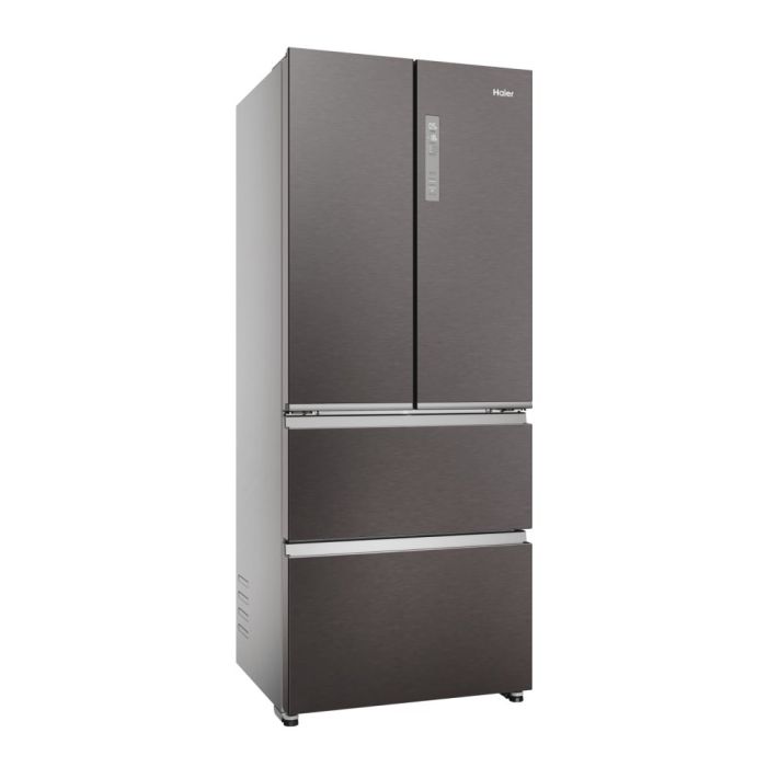 Haier HFR3718ENMD  70cm 60/40 Total No Frost Fridge Freezer - Dark Inox