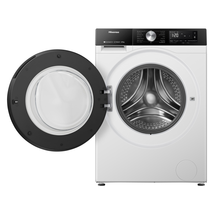 Hisense WD3S8043BW3 WiFi-enabled 8kg/5kg 1400 Spin Washer Dryer - White