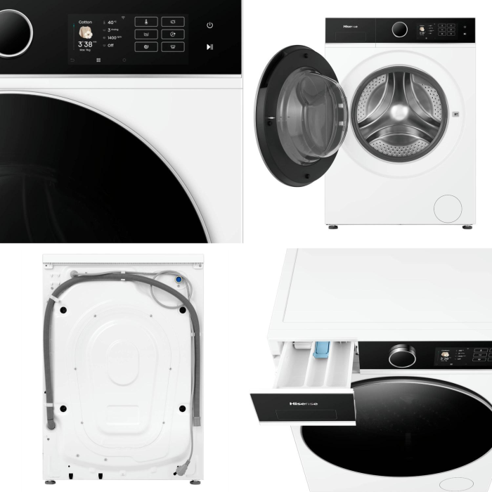 Hisense WF5I9043BWFS 9kg 1400 Spin Washing Machine