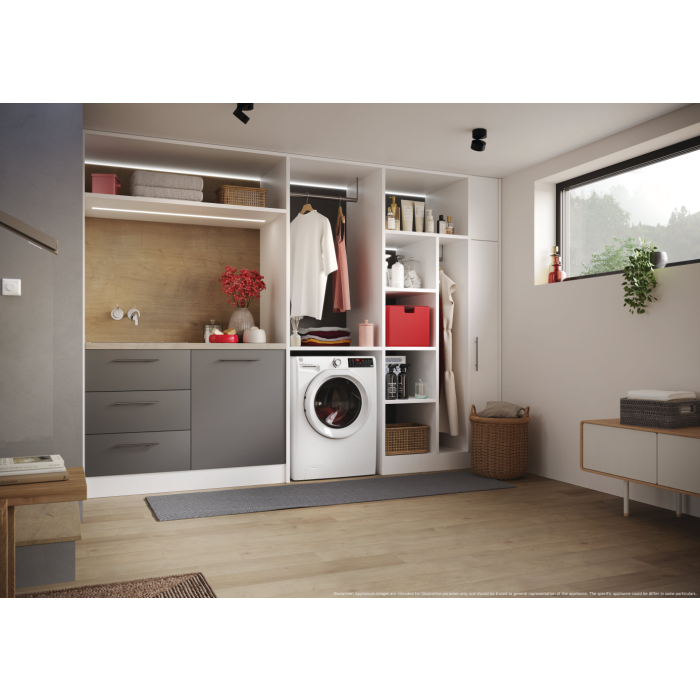 Hoover H3DPS4866TAM6 8kg/6kg 1400 Spin Washer Dryer - White