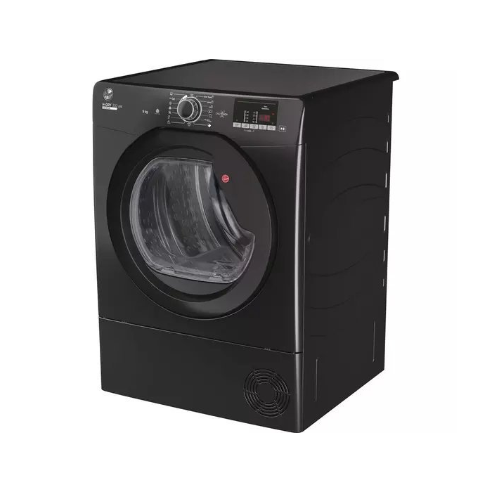 Hoover HLE C9DGB HLEC9DGB-80 9kg Tumble Dryer - Black