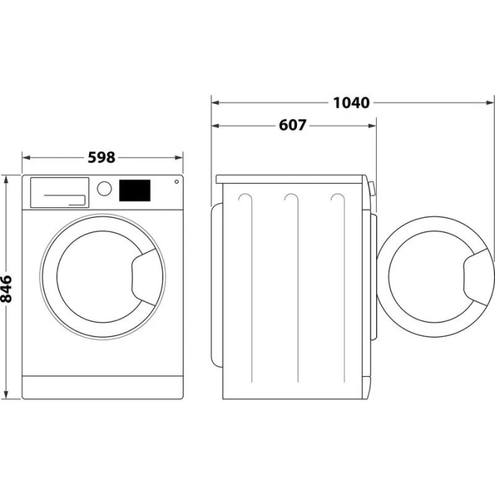 Hotpoint CHD93MWWSUK 9kg Heat Pump Tumble Dryer - White