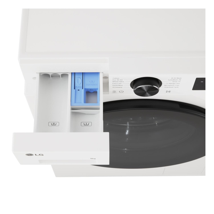 LG F2X50S9TWB 9kg 1200 Spin Washing Machine - White