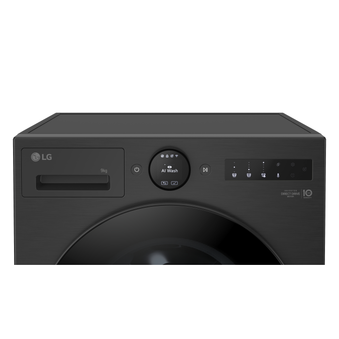 LG F4X7009TBB 9kg 1400 Spin Washing Machine Black