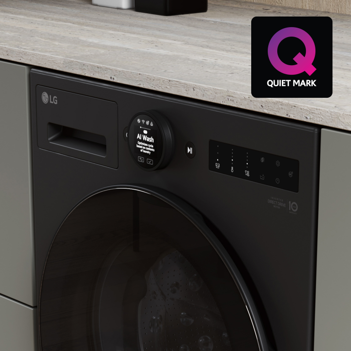 LG F4X7009TBB 9kg 1400 Spin Washing Machine Black