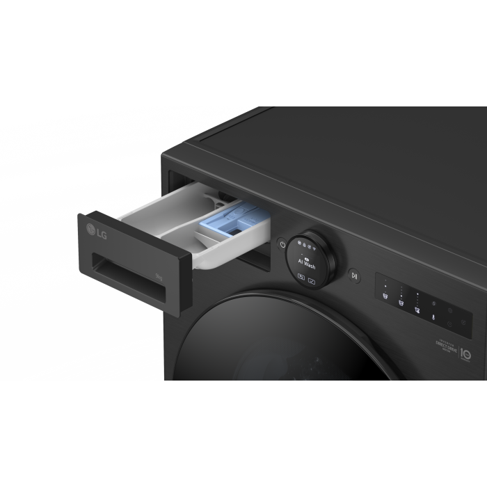 LG F4X7009TBB 9kg 1400 Spin Washing Machine Black
