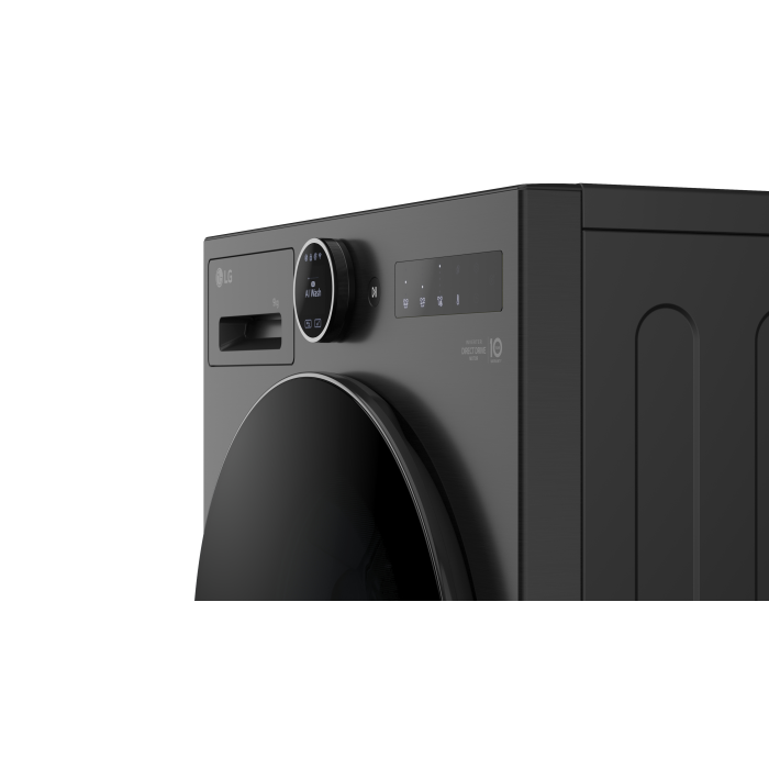 LG F4X7009TBB 9kg 1400 Spin Washing Machine Black