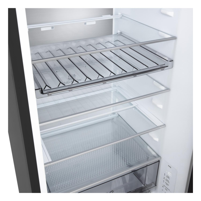LG Frost Free Fridge Freezer - Essence Black Steel