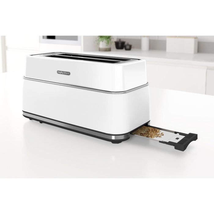 Morphy Richards 245704 Signature 4 Slice Toaster - Moonlight White