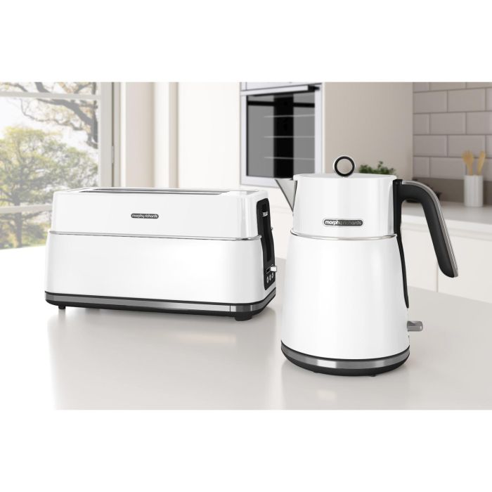 Morphy Richards 245704 Signature 4 Slice Toaster - Moonlight White