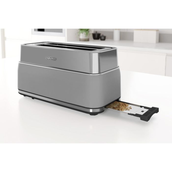 Morphy Richards 245705 Signature 4 Slice Toaster - Grey