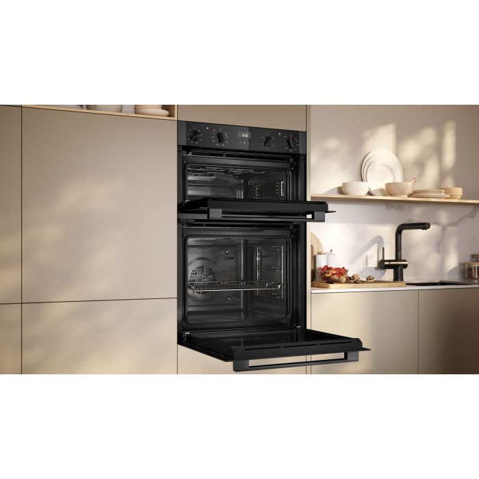 Neff U1ACE2AG3B 59.4cm Built In Electric Double Oven - Graphite Grey