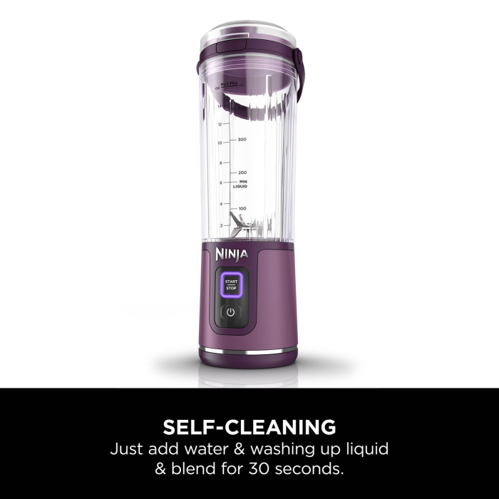Ninja BC151UKPR Cordless Portable Blender with USB-C