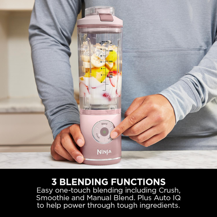 Ninja BC251UKPK Blast Max Portable Blender Dusty Pink